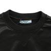 Prada Recycled Nylon Fleece-Sleeve Sweatshirt- Black (9) Prada Recycled Nylon Fleece-Sleeve Sweatshirt- Black