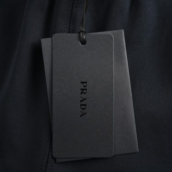 Prada Triangle Label Trousers- Black