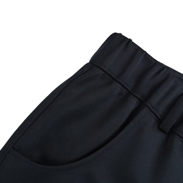 Prada Triangle Label Trousers- Black