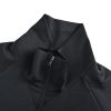 Prada Triangle Label Zipped Jacket- Black