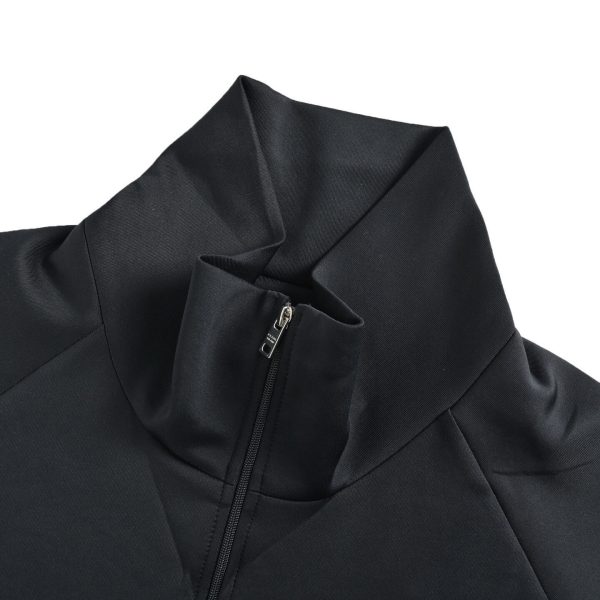 Prada Triangle Label Zipped Jacket- Black