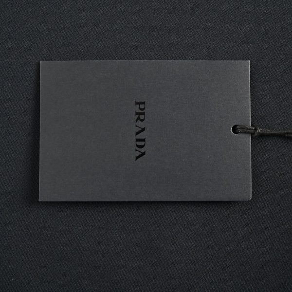 Prada Triangle Label Zipped Jacket- Black