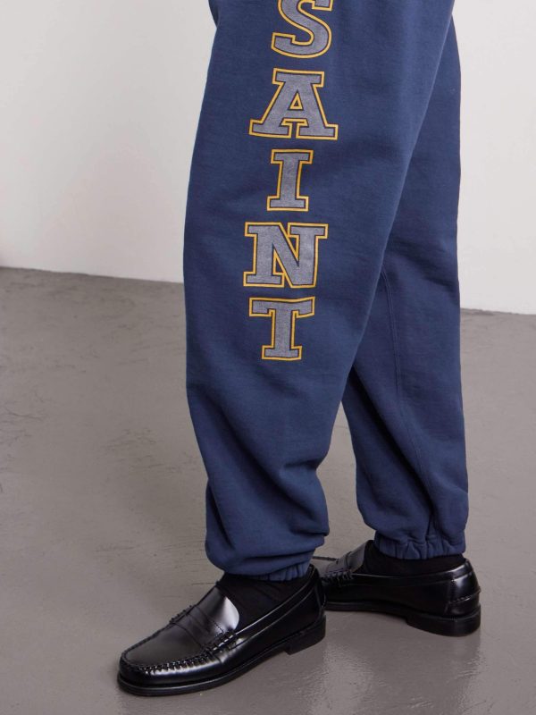 Saint Michael Sweatpants- Navy Blue