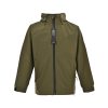 Stone Island Arm Embroidered Compass Windbreaker Jacket- Green