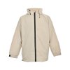Stone Island Arm Embroidered Compass Windbreaker Jacket- Warm Grey