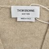 Thom Browne 4-Bar V-Neck Cardigan- Beige