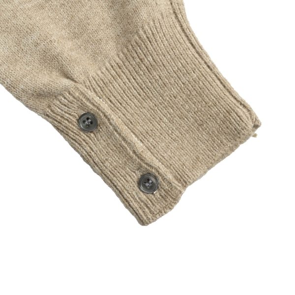 Thom Browne 4-Bar V-Neck Cardigan- Beige