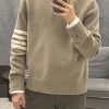 Thom Browne Cappuccino Wool Sweater- Beige