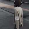 Thom Browne Cappuccino Wool Sweater- Beige