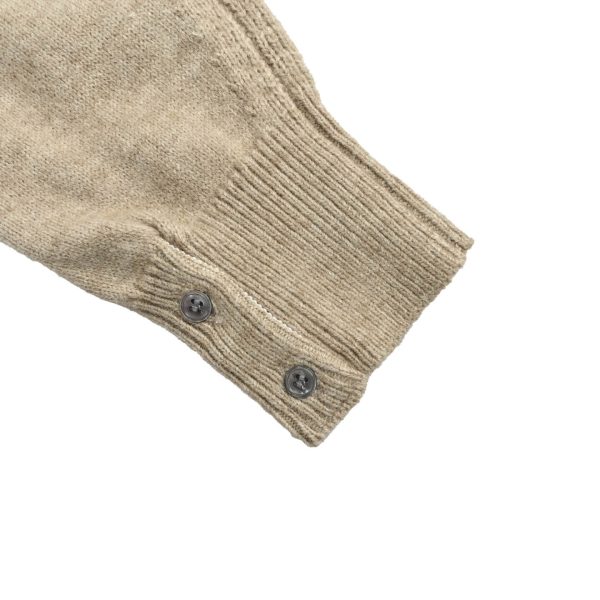 Thom Browne Cappuccino Wool Sweater- Beige