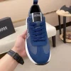 BOSS Velocity Men's Blue Leather Sneaker