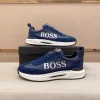 BOSS Velocity Men's Blue Leather Sneaker