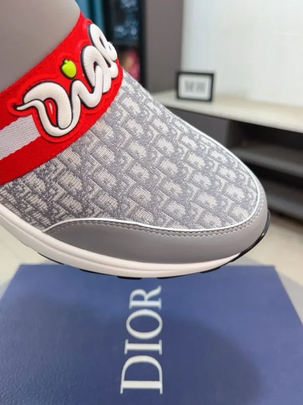 Dior D-Wander Men's Grey Mesh Sneaker