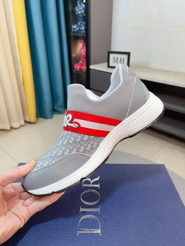 Dior D-Wander Men's Grey Mesh Sneaker