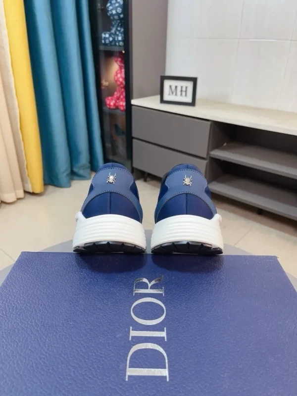 Dior D-Wander Men's Sneaker in Deep Blue Oblique