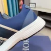Dior D-Wander Men's Sneaker in Deep Blue Oblique