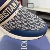 Dior D-Wander Men's Sneaker in Deep Blue Oblique