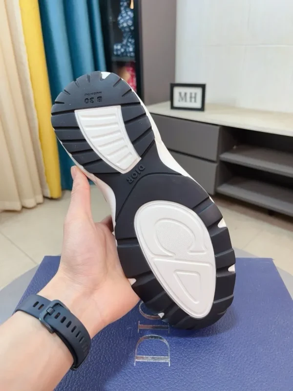 Dior D-Wander Men's Sneaker in Deep Blue Oblique