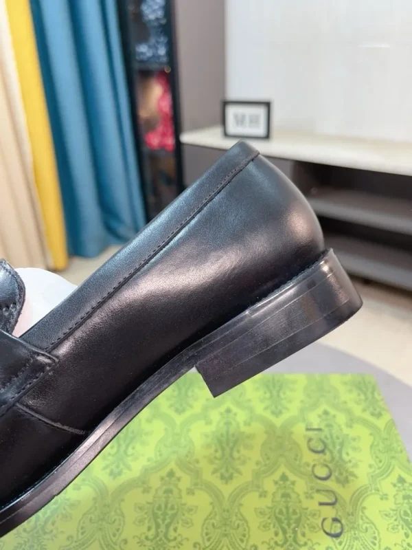 Gucci Horsebit Men's Black Leather Loafer - Italian Craft