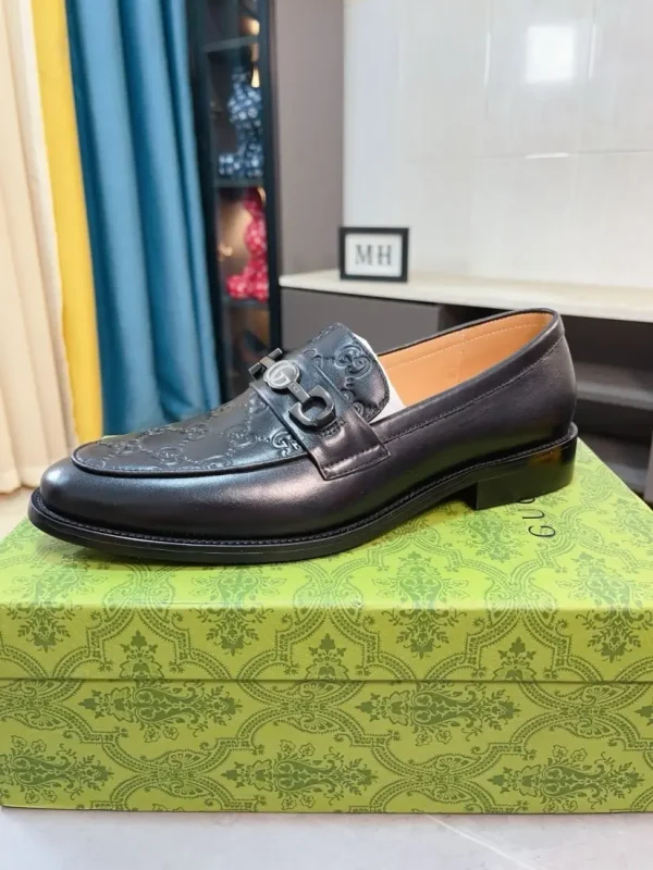 Gucci Horsebit Men's Black Leather Loafer - Italian Craft