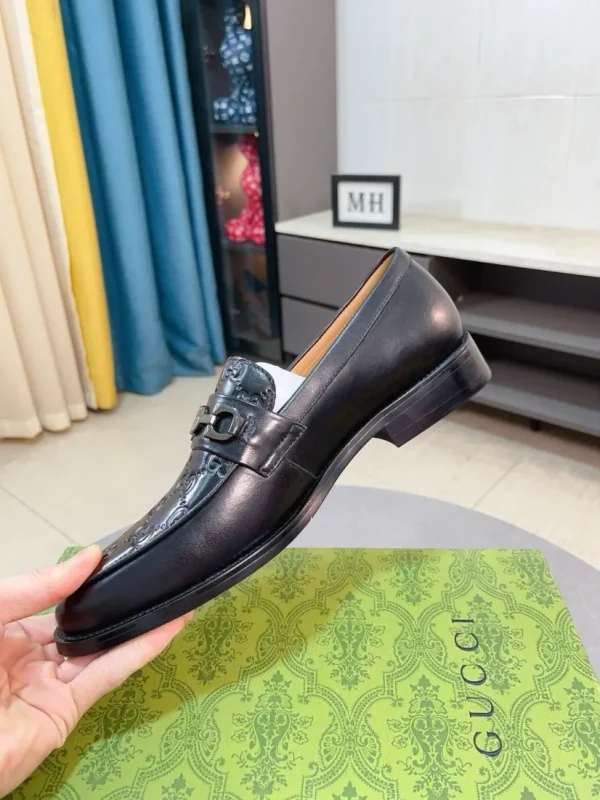 Gucci Horsebit Men's Black Leather Loafer - Italian Craft