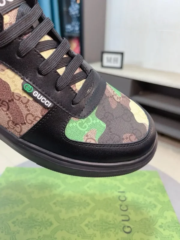 Gucci Mateo Camo Men's Leather Sneaker - Premium Camo Design