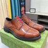 Gucci Men's Brown Leather Oxford - Italian Craftsmanship