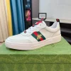 gucci-mens-white-leather-sneaker-italian-cowhide-side-view-4 Gucci Men's White Leather Sneaker - Italian Cowhide