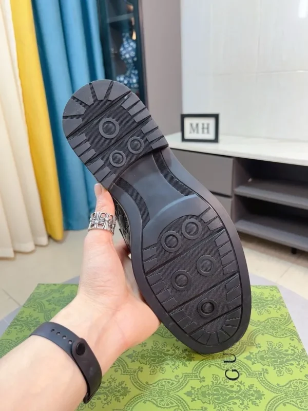 Gucci Ragazzo Men's Black Leather Loafer - Italian Cowhide