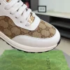 Gucci Re-Web Men's Beige Leather Sneaker
