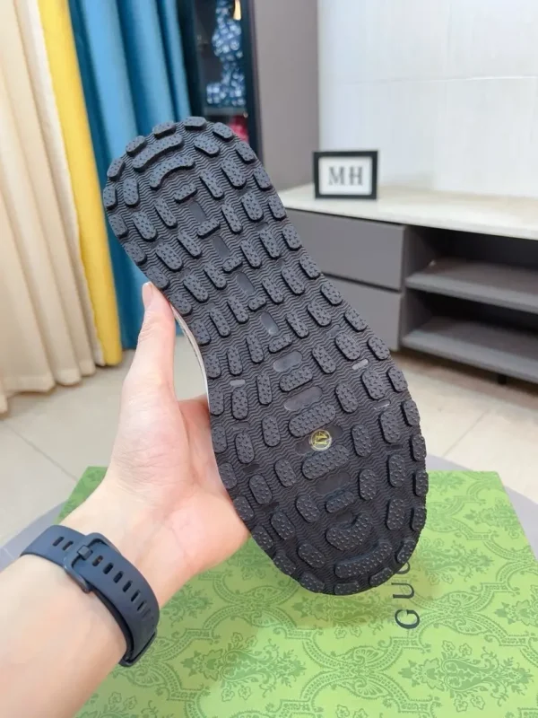 Gucci Re-Web Men's Beige Leather Sneaker