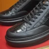 Louis Vuitton Beverly Hills Black Leather Sneaker