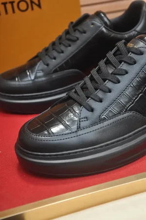Louis Vuitton Beverly Hills Black Leather Sneaker