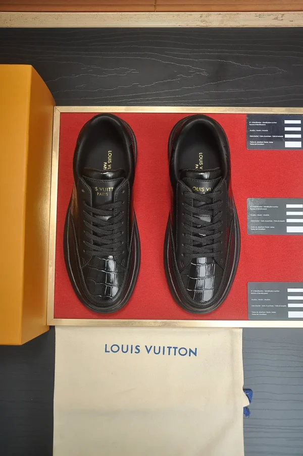 Louis Vuitton Beverly Hills Black Leather Sneaker