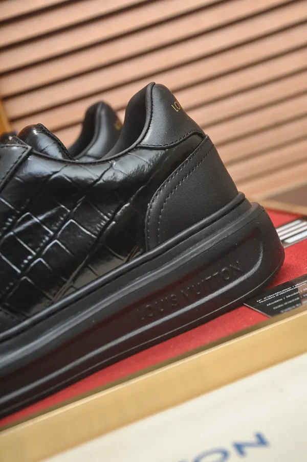 Louis Vuitton Beverly Hills Black Leather Sneaker