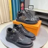 Louis Vuitton Beverly Hills Men's Black Leather Sneakers