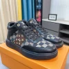 Louis Vuitton Beverly Hills Men's Black Leather Sneakers