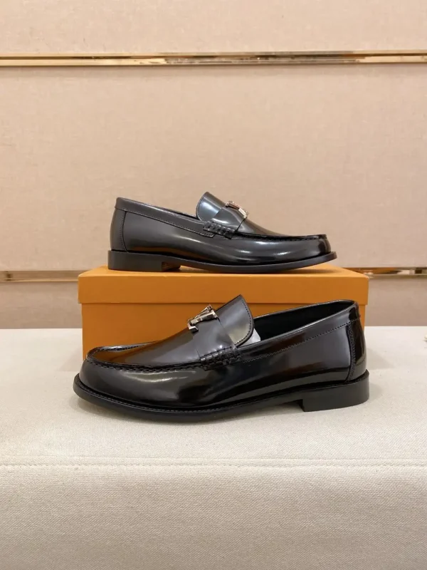 Louis Vuitton Major Loafer - Black Leather Elegance