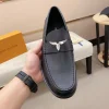 Louis Vuitton Major Loafer Men's Black Leather