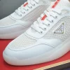 Prada America's Cup Men's White Leather Sneaker