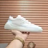 Prada America's Cup Men's White Leather Sneaker