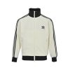 Adidas Adicolor Heritage Now Striped Track Collar Jacket- Off-White