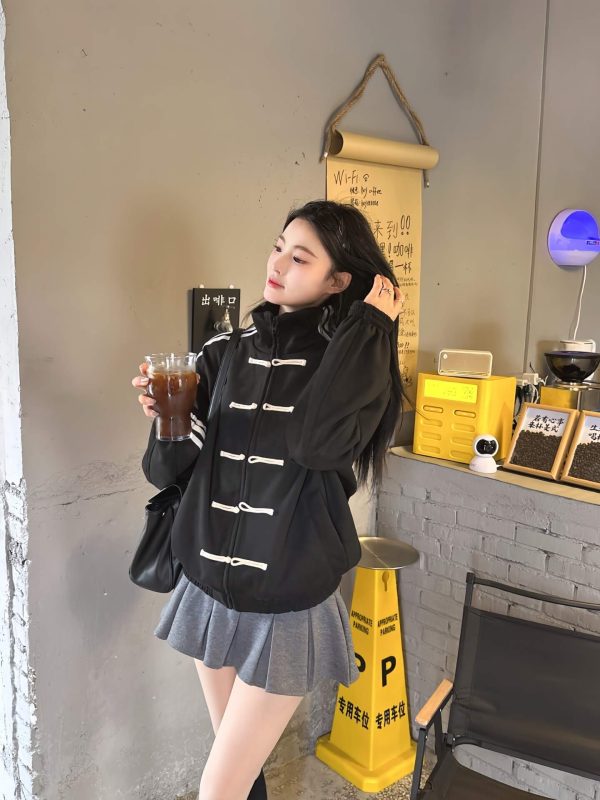 Adidas CTT Chinese Track Top 3.1 Suede Tang Suit Jacket- Black