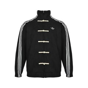 Adidas CTT Chinese Track Top 3.1 Suede Tang Suit Jacket- Black