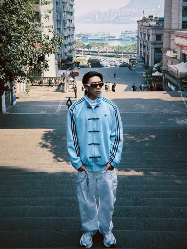 Adidas CTT Chinese Track Top 3.1 Suede Tang Suit Jacket- Blue