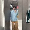 Adidas CTT Chinese Track Top 3.1 Suede Tang Suit Jacket- Blue