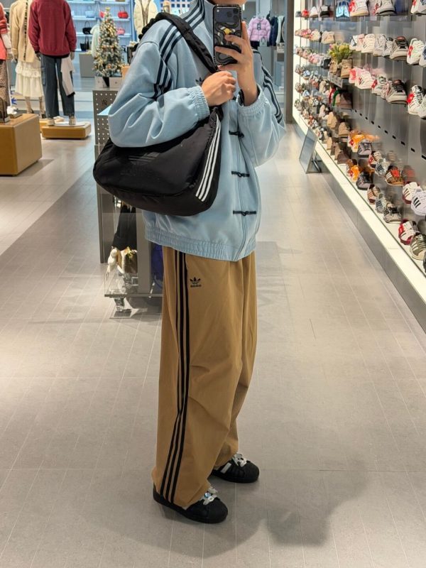 Adidas CTT Chinese Track Top 3.1 Suede Tang Suit Jacket- Blue