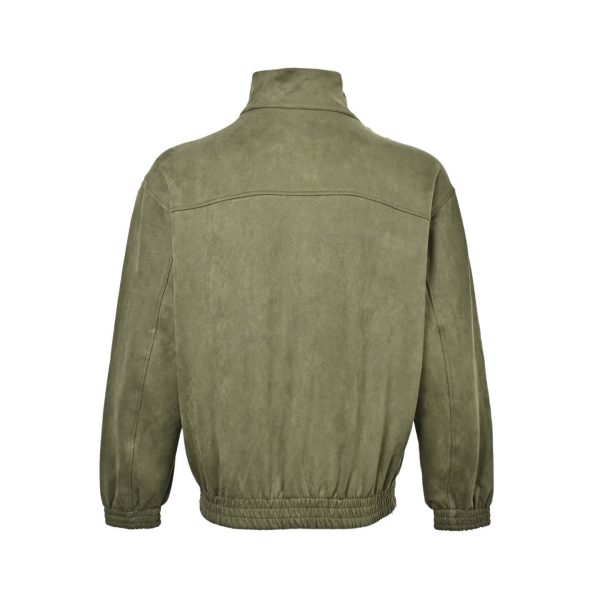 Adidas CTT Chinese Track Top 3.1 Suede Tang Suit Jacket- Olive Green.