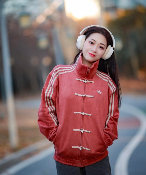 Adidas CTT Chinese Track Top 3.1 Suede Tang Suit Jacket- Red
