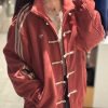 Adidas CTT Chinese Track Top 3.1 Suede Tang Suit Jacket- Red
